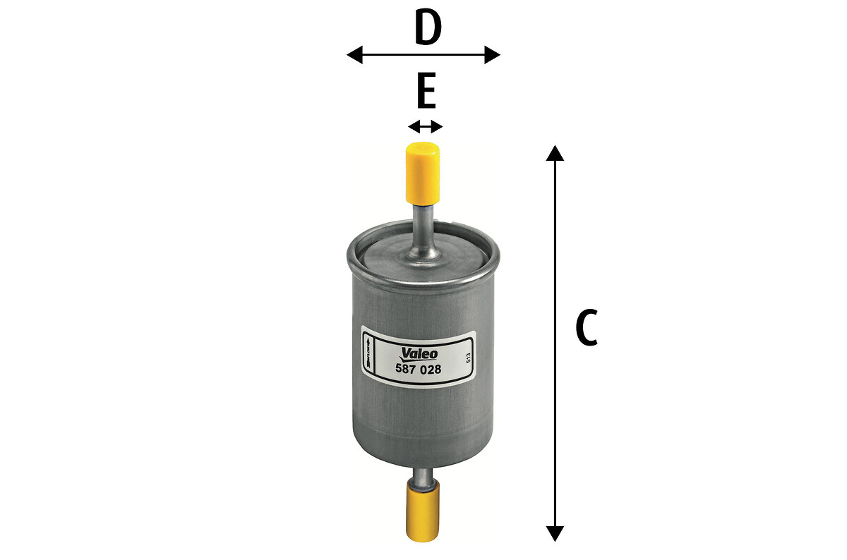 Filtre à carburant (Filtre à gasoil) VALEO ref. 587028